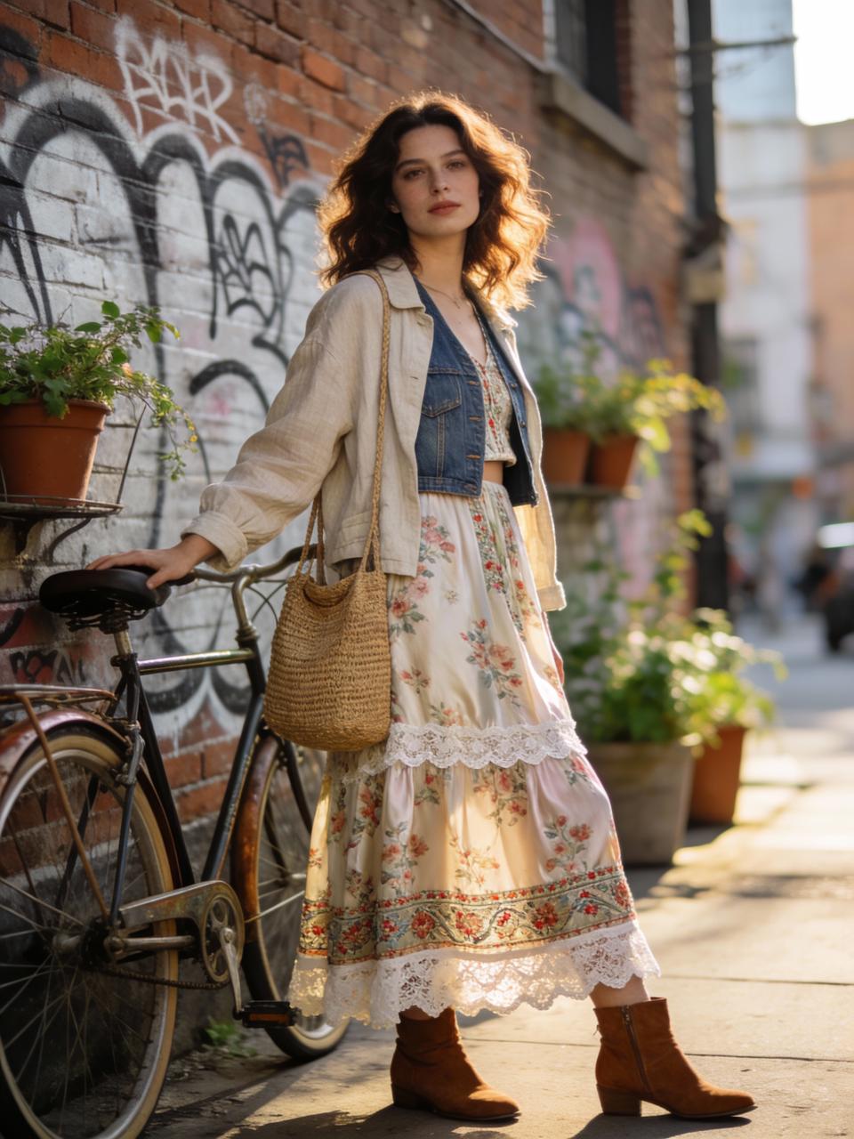 Vintage Blossom Street Dress